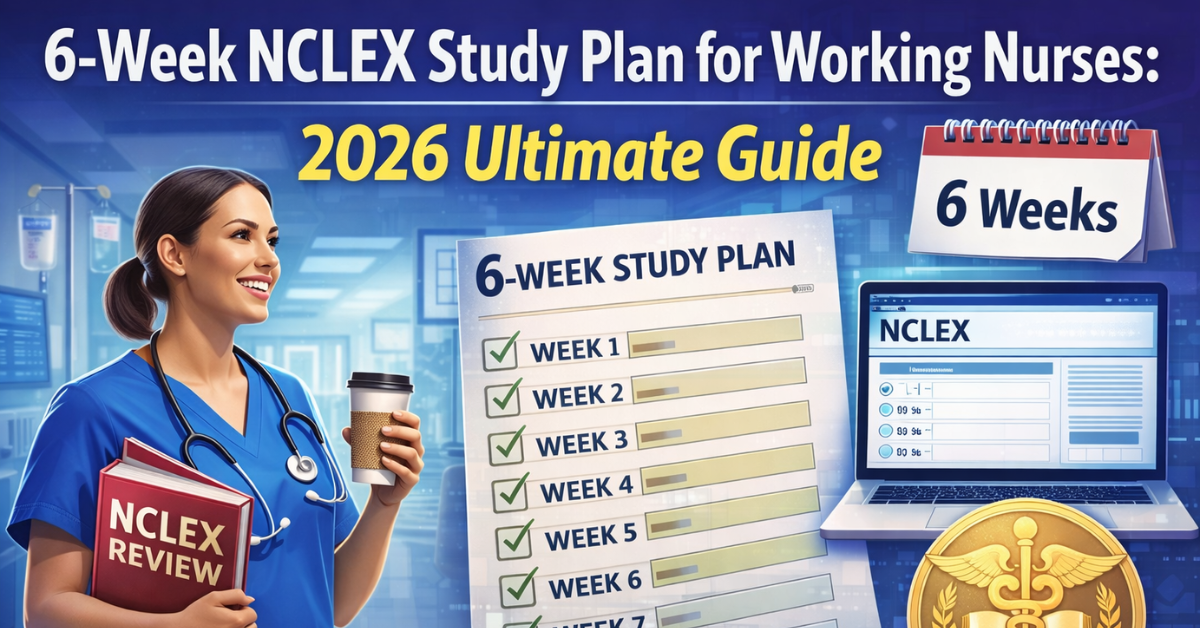 Master The 6-Week NCLEX Study Plan for Working Nurses: 2026 Ultimate Guide.
