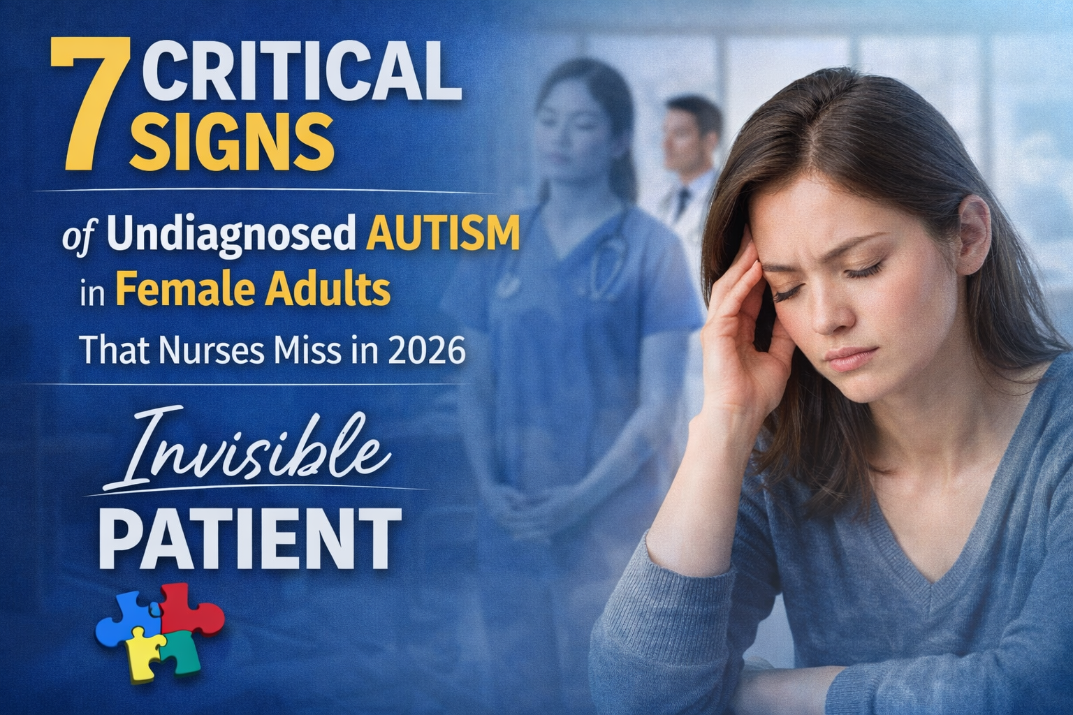 Discover Invisible Patient: 7 Critical Signs of Undiagnosed Autism in Female Adults That Nurses Miss in 2026.