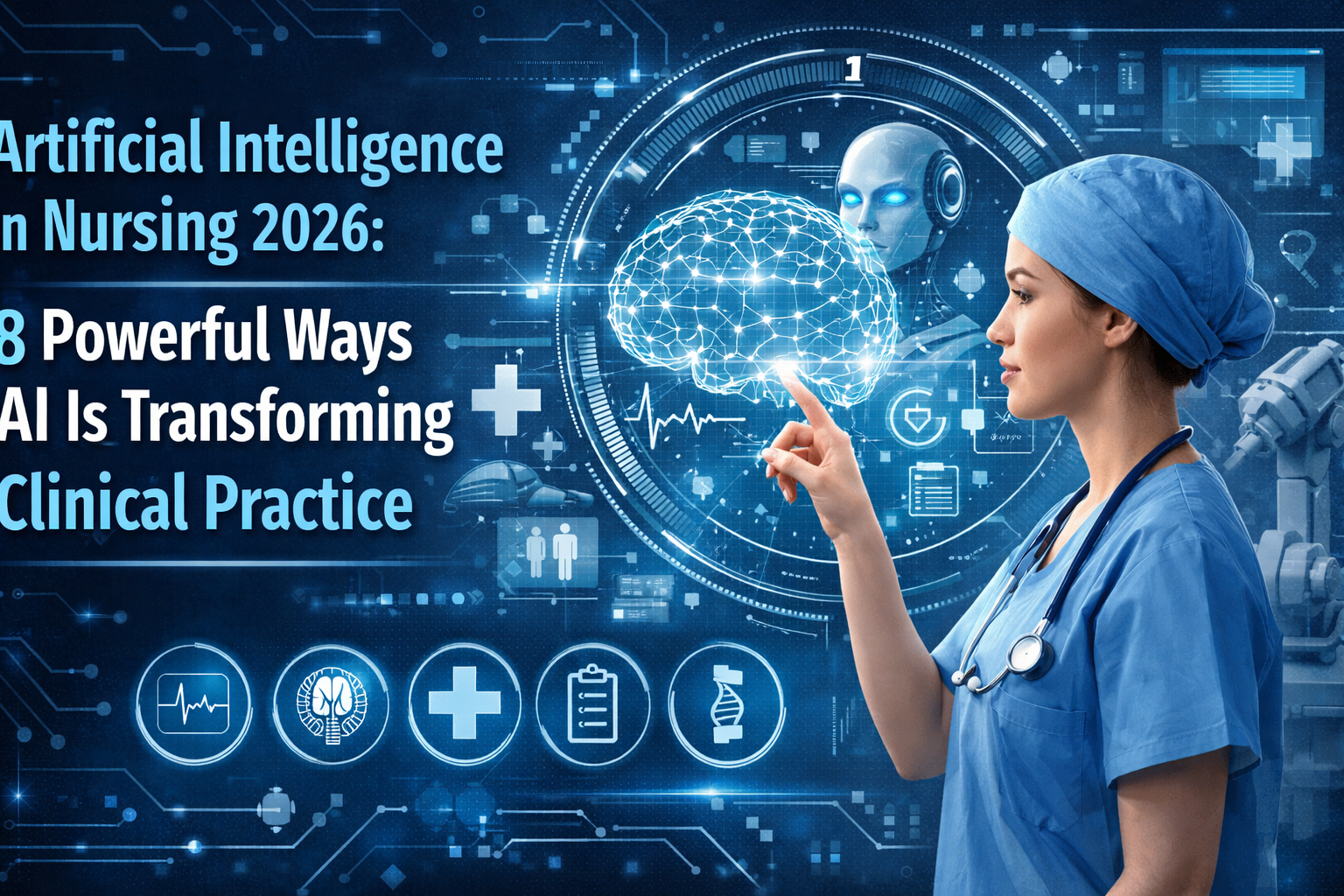 Discover Artificial Intelligence in Nursing 2026: 8 Powerful Ways AI Is Transforming Clinical Practice.