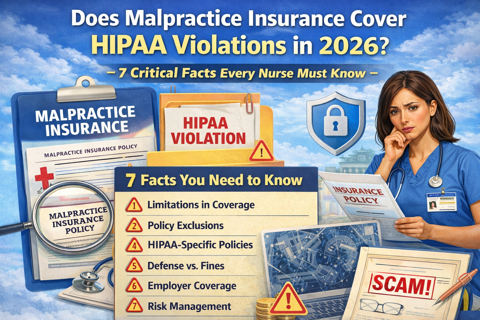 Explore How Does Malpractice Insurance Cover HIPAA Violations in 2026? 7 Critical Facts Every Nurse Must Know.