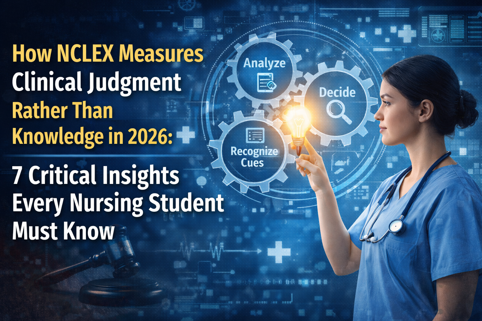 Learn How NCLEX Measures Clinical Judgment Rather Than Knowledge in 2026: 7 Critical Insights Every Nursing Student Must Know.
