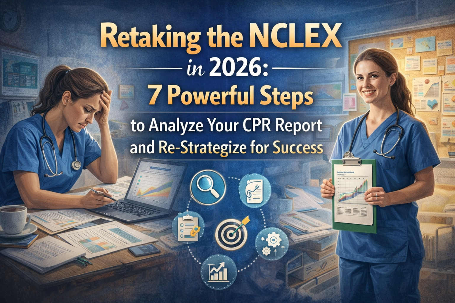 How Retaking the NCLEX in 2026: 7 Powerful Steps to Analyze Your CPR Report and Re-Strategize for Success. Retaking the NCLEX in 2026?