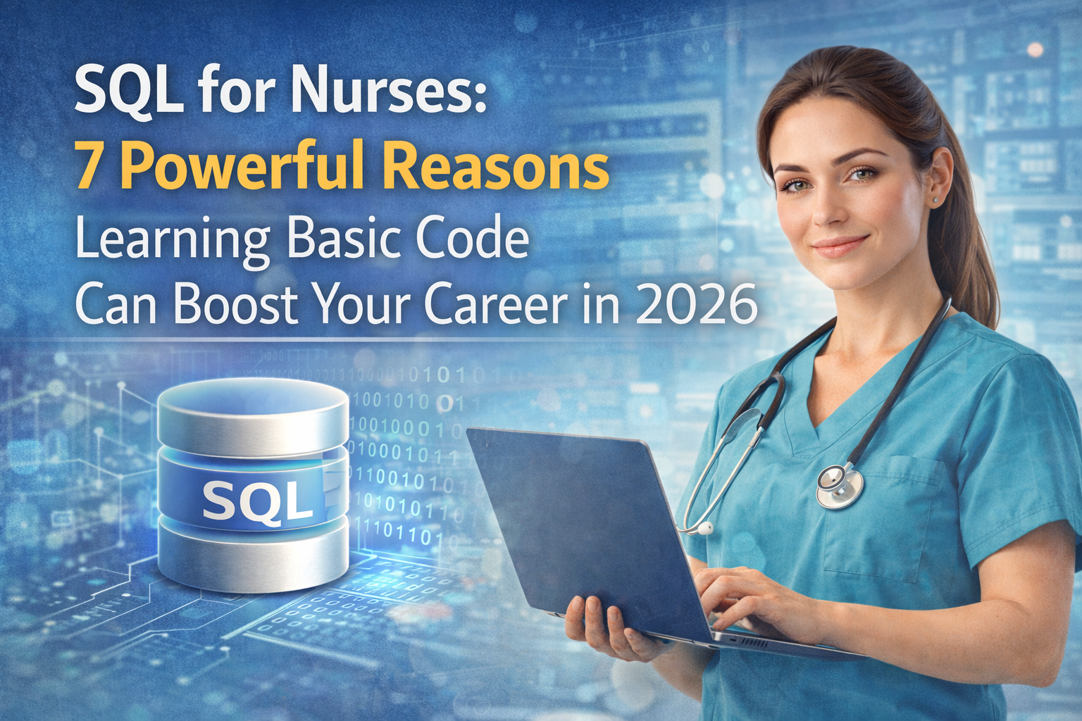 Discover SQL for Nurses: 7 Powerful Reasons Learning Basic Code Can Boost Your Career in 2026.