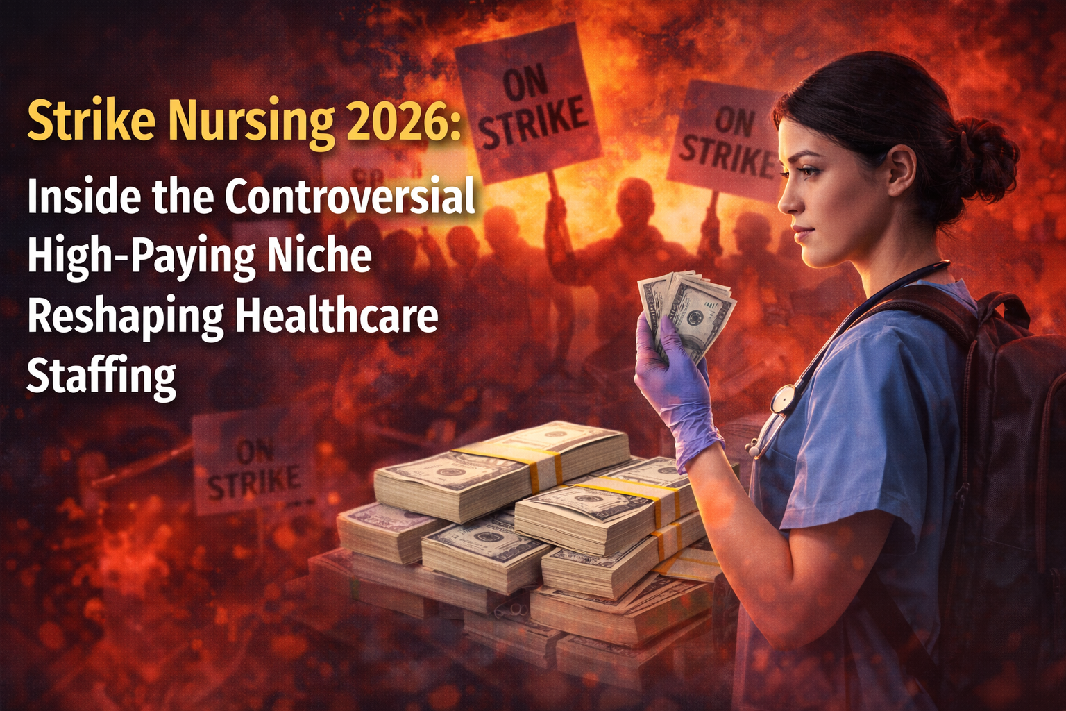 Discover Strike Nursing 2026: Inside the Controversial High-Paying Niche Reshaping Healthcare Staffing.