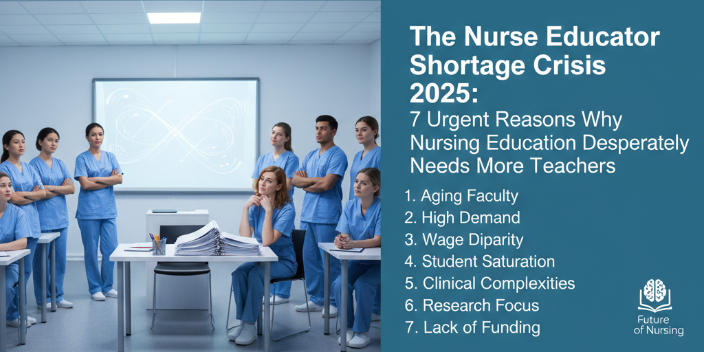 The Nurse Educator Shortage Crisis 2026: 7 Urgent Reasons Why Nursing Education Desperately Needs More Teachers.