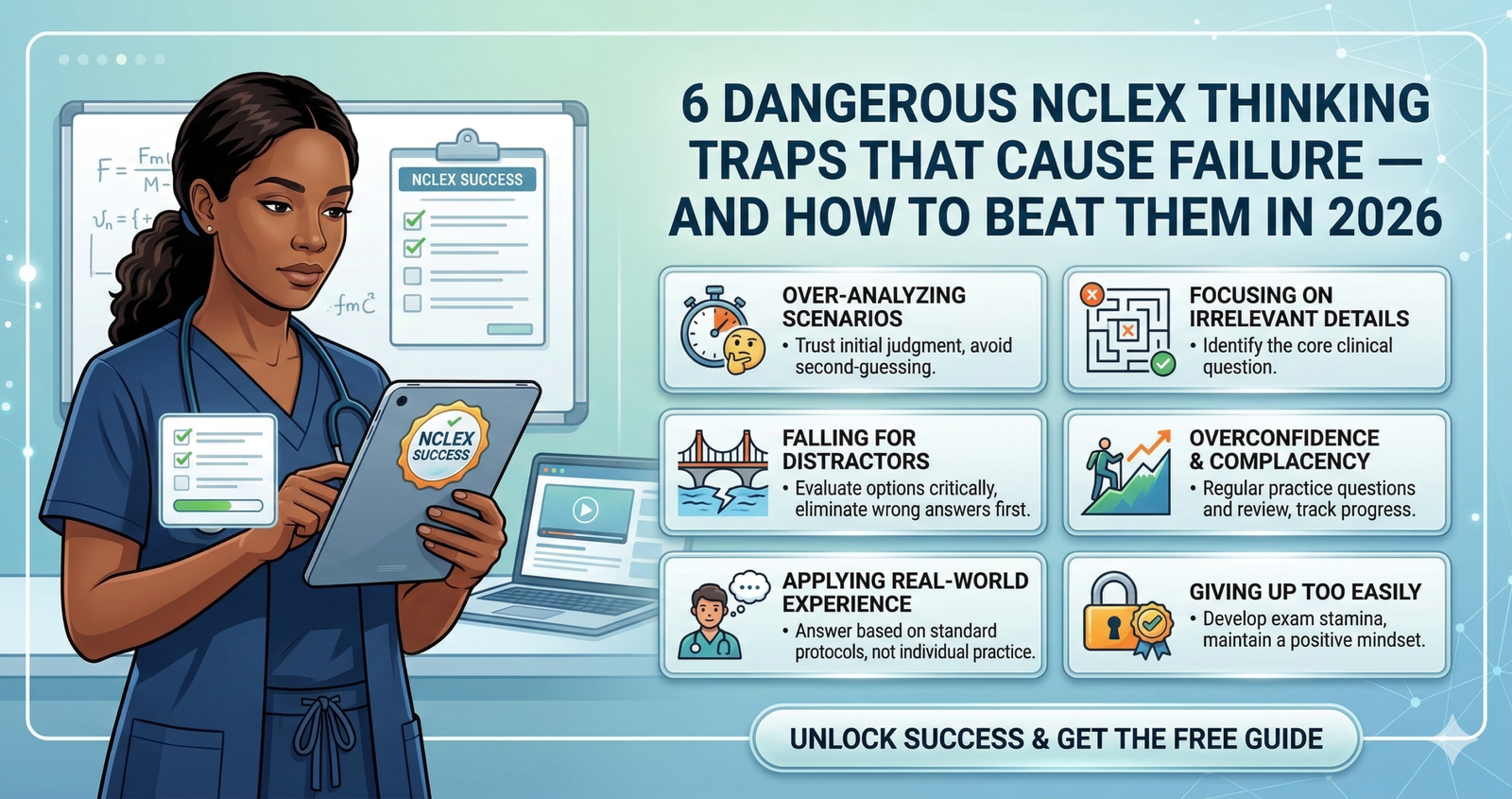 Explore 6 Dangerous NCLEX Thinking Traps That Cause Failure — And How to Beat Them in 2026