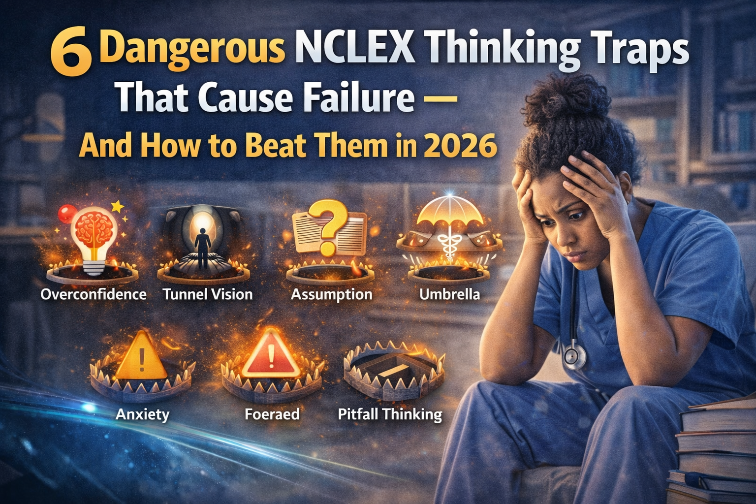 Explore 6 Dangerous NCLEX Thinking Traps That Cause Failure — And How to Beat Them in 2026
