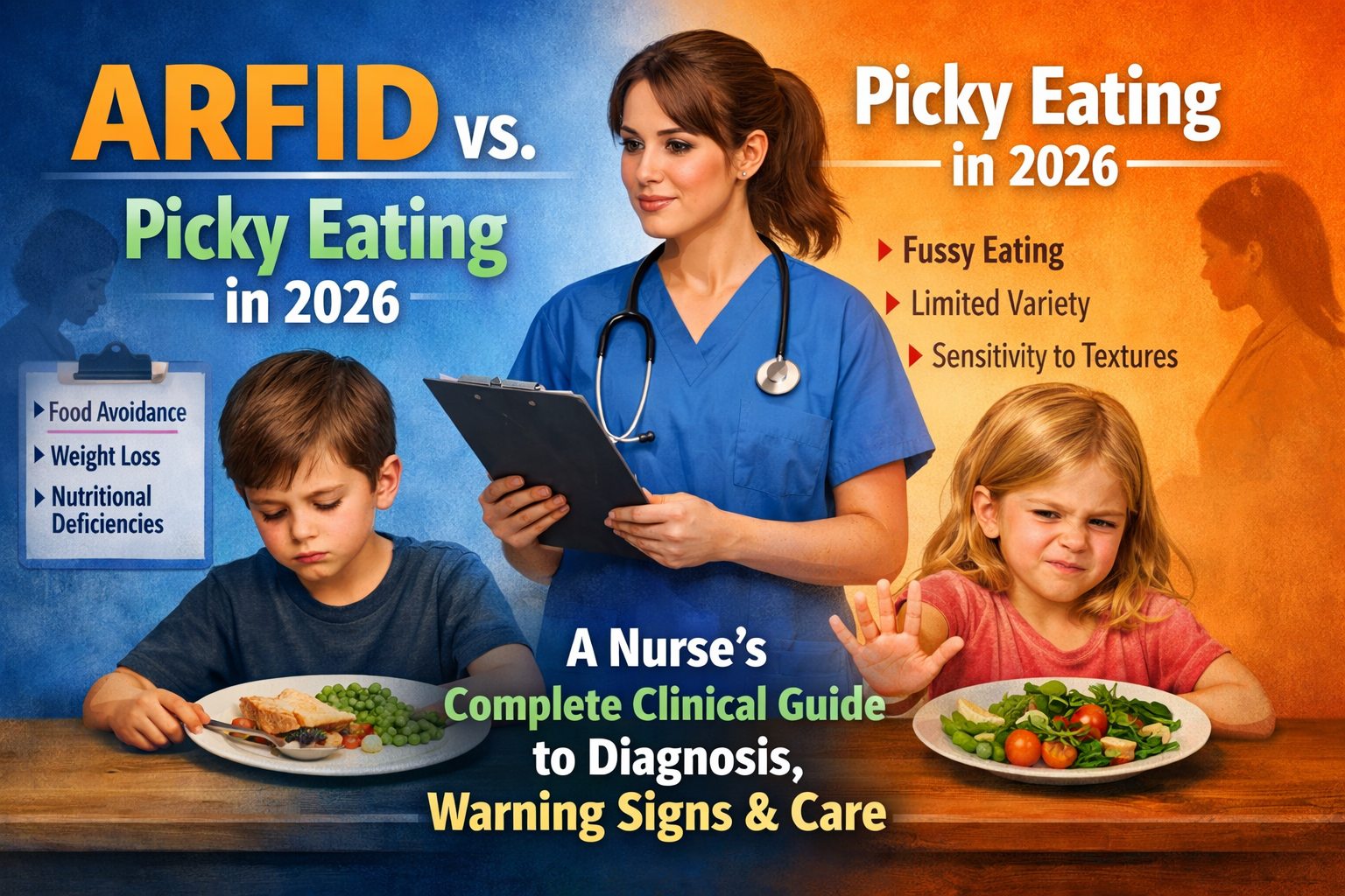 Discover ARFID vs Picky Eating in 2026: A Nurse's Complete Clinical Guide to Diagnosis, Warning Signs & Care.