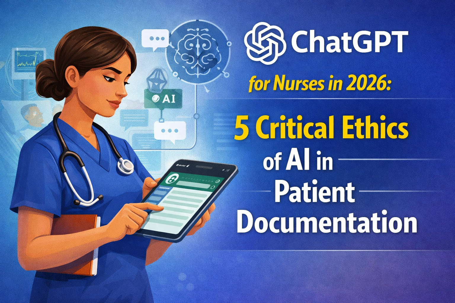 Explore how beneficial ChatGPT for Nurses in 2026: 5 Critical Ethics of AI in Patient Documentation