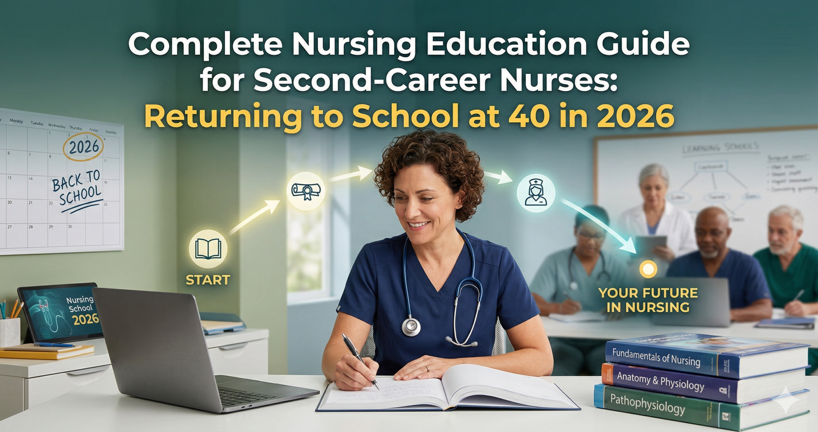 Explore Returning to School at 40 in 2026: The Complete Nursing Education Guide for Second-Career Nurses.