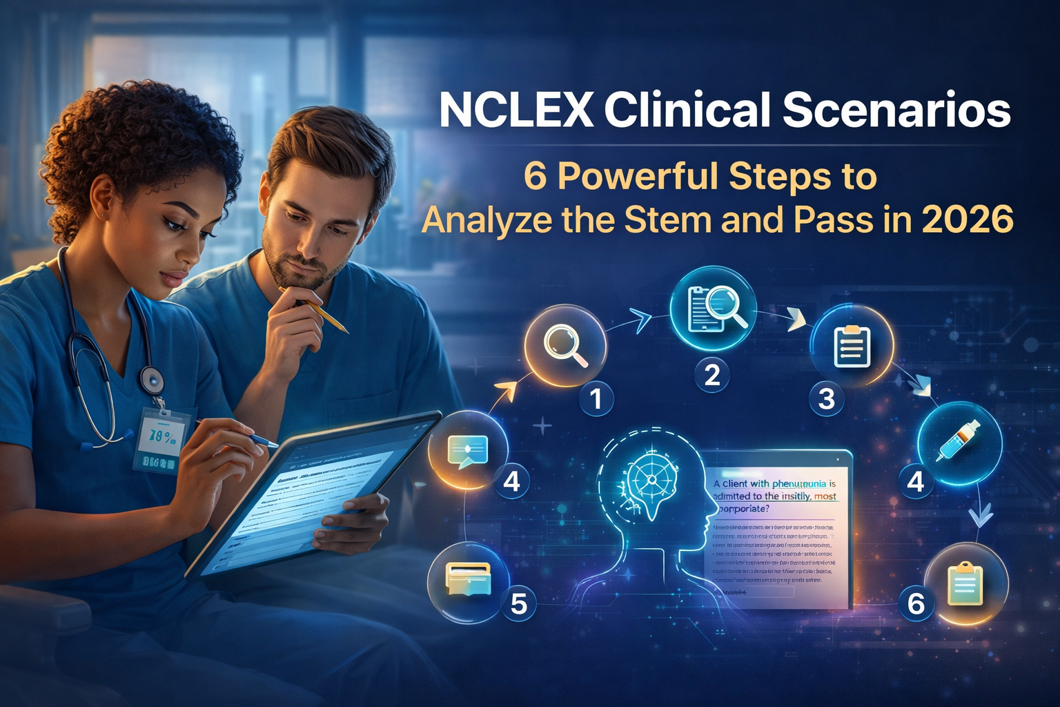 Master NCLEX Clinical Scenarios: 6 Powerful Steps to Analyze the Stem and Pass in 2026.
