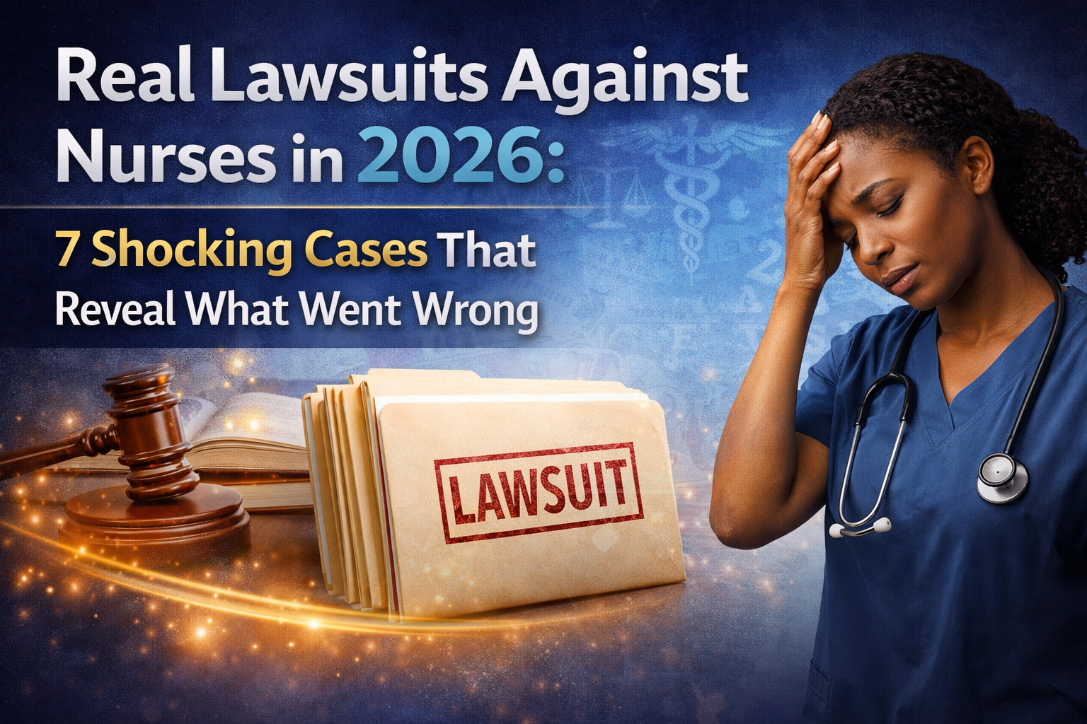 Explore Real Lawsuits Against Nurses in 2026: 7 Shocking Cases That Reveal What Went Wrong.