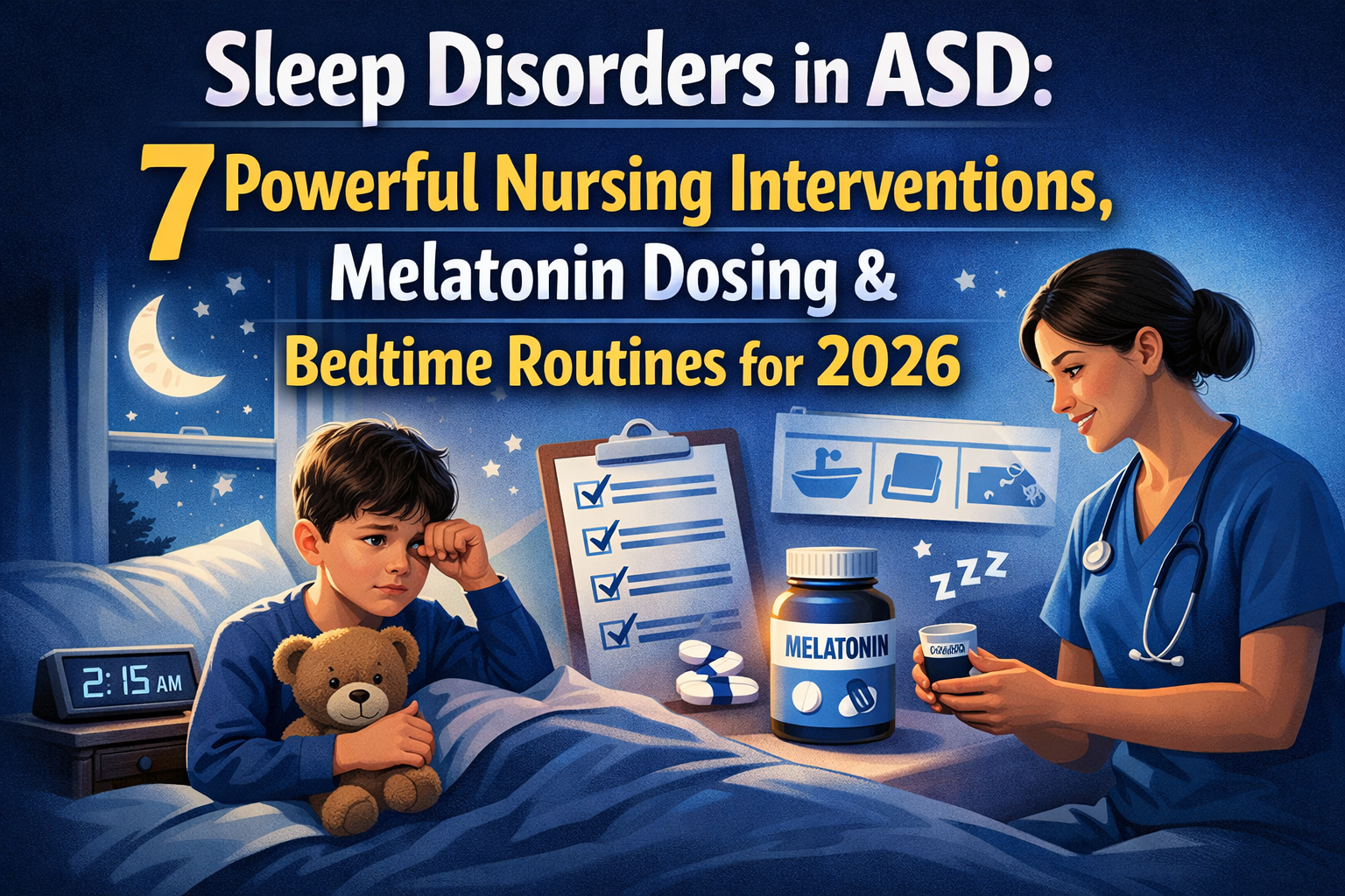 Explore Sleep Disorders in ASD: 7 Powerful Nursing Interventions, Melatonin Dosing & Bedtime Routines for 2026