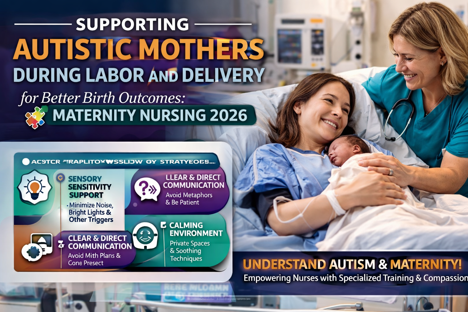 Discover Maternity Nursing 2026: Supporting Autistic Mothers During Labor and Delivery for Better Birth Outcomes.