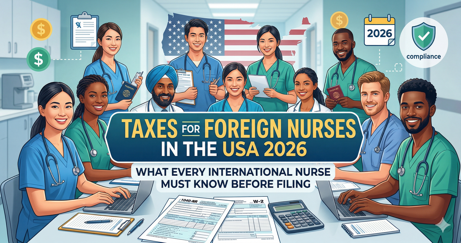 What are Taxes for Foreign Nurses in the USA 2026: What Every International Nurse Must Know Before Filing.