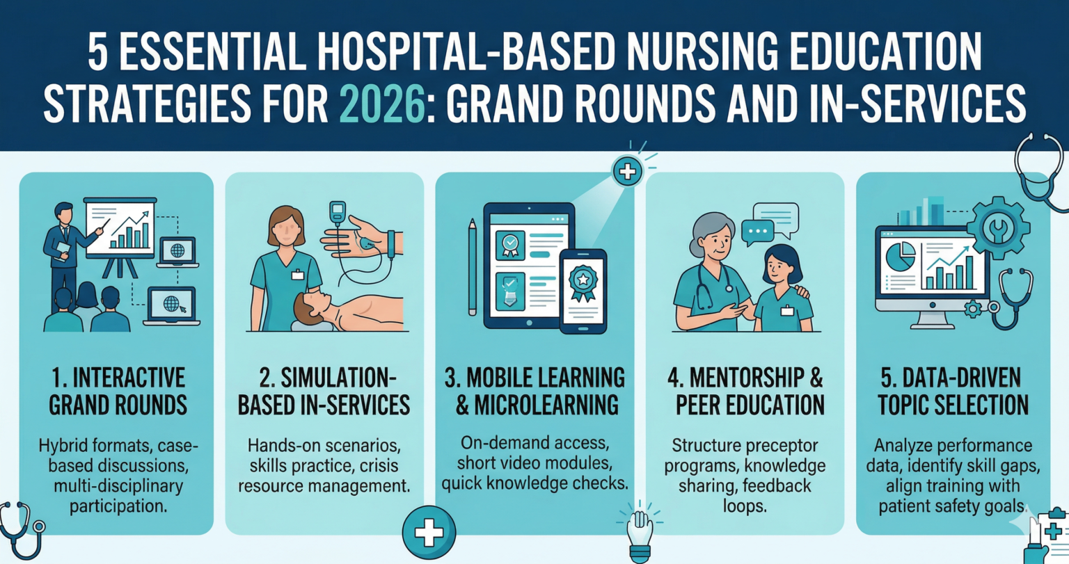 Grand Rounds Topics 5 Essential Hospital-Based Nursing Education Strategies for 2026: Grand ...
