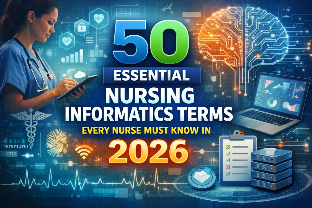 50 Essential Nursing Informatics Terms Every Nurse Must Know in 2026 ...
