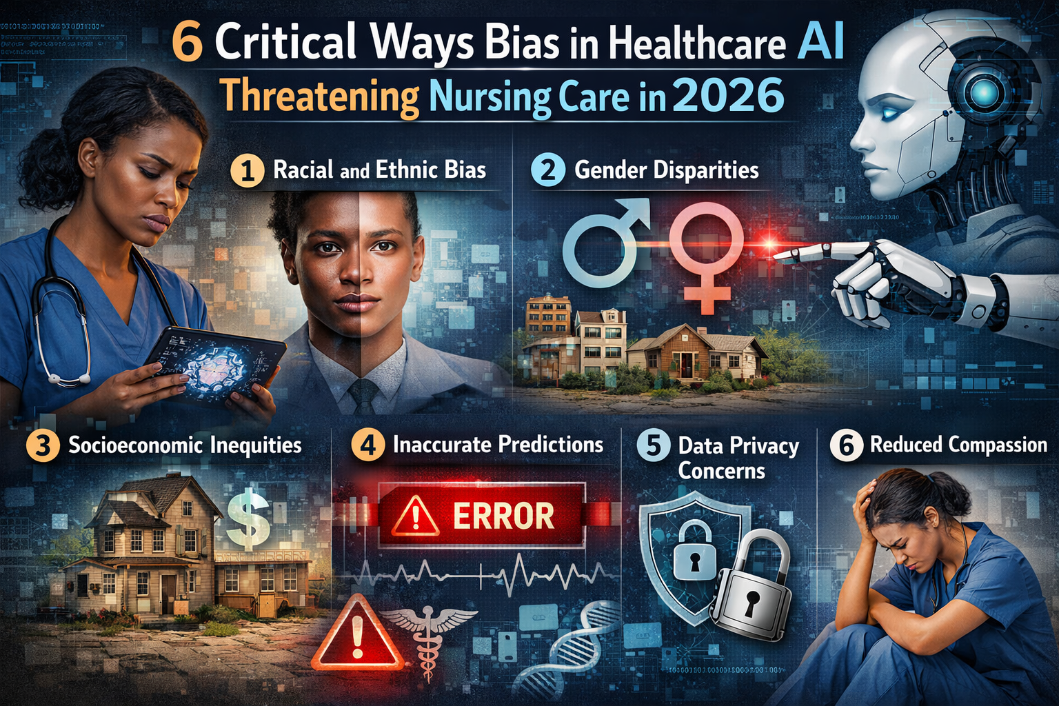 Discover what are 6 Critical Ways Bias in Healthcare AI Threatening Nursing Care in 2026.