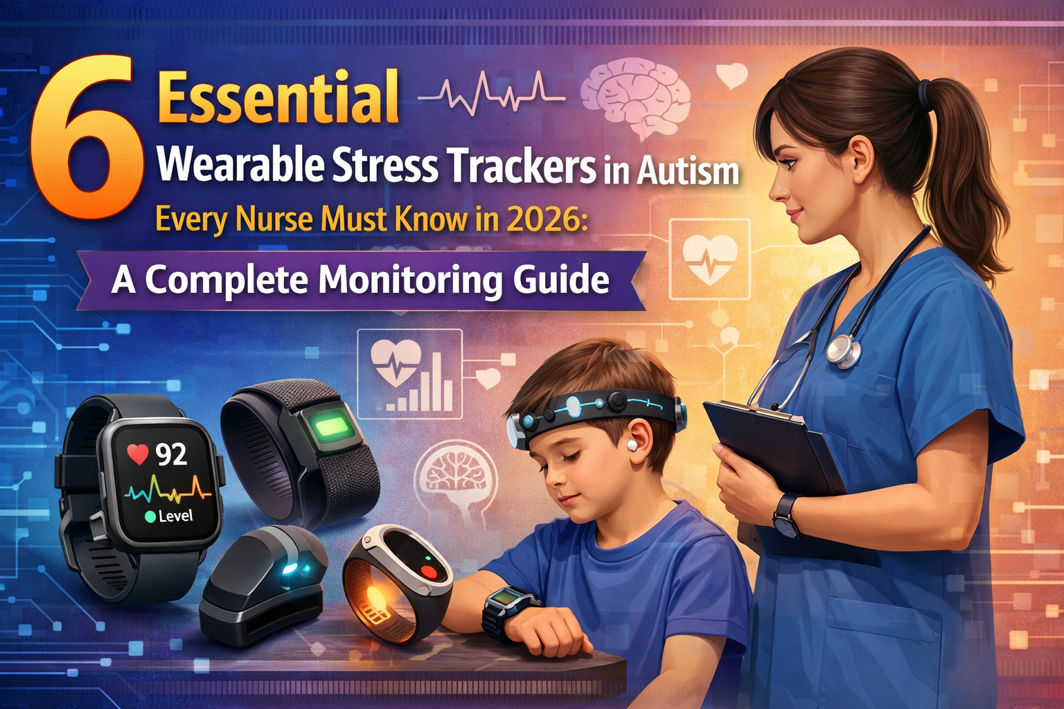 Discover 6 Essential Wearable Stress Trackers in Autism Every Nurse Must Know in 2026: A Complete Monitoring Guide.