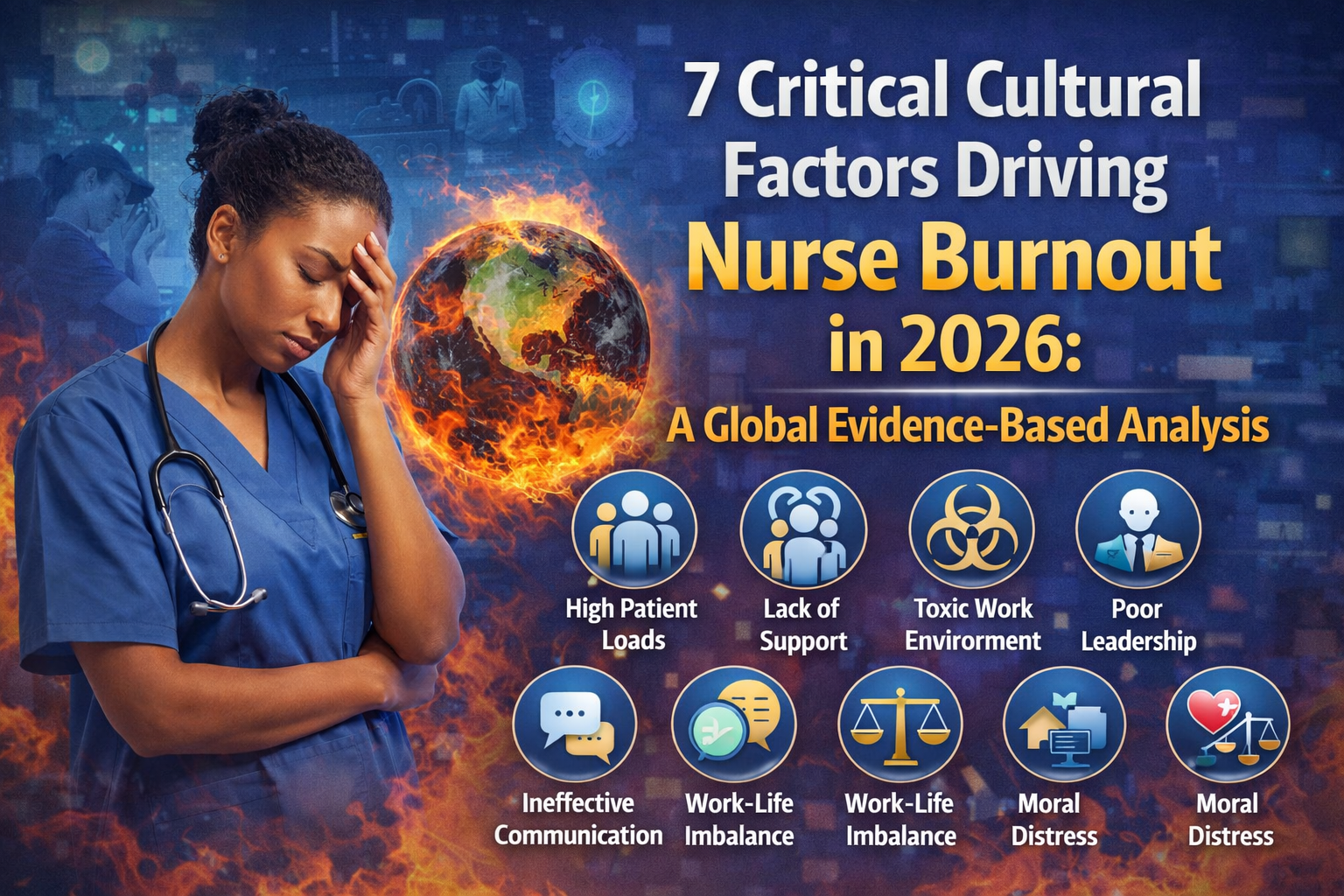 Discover 7 Critical Cultural Factors Driving Nurse Burnout in 2026: A Global Evidence-Based Analysis.