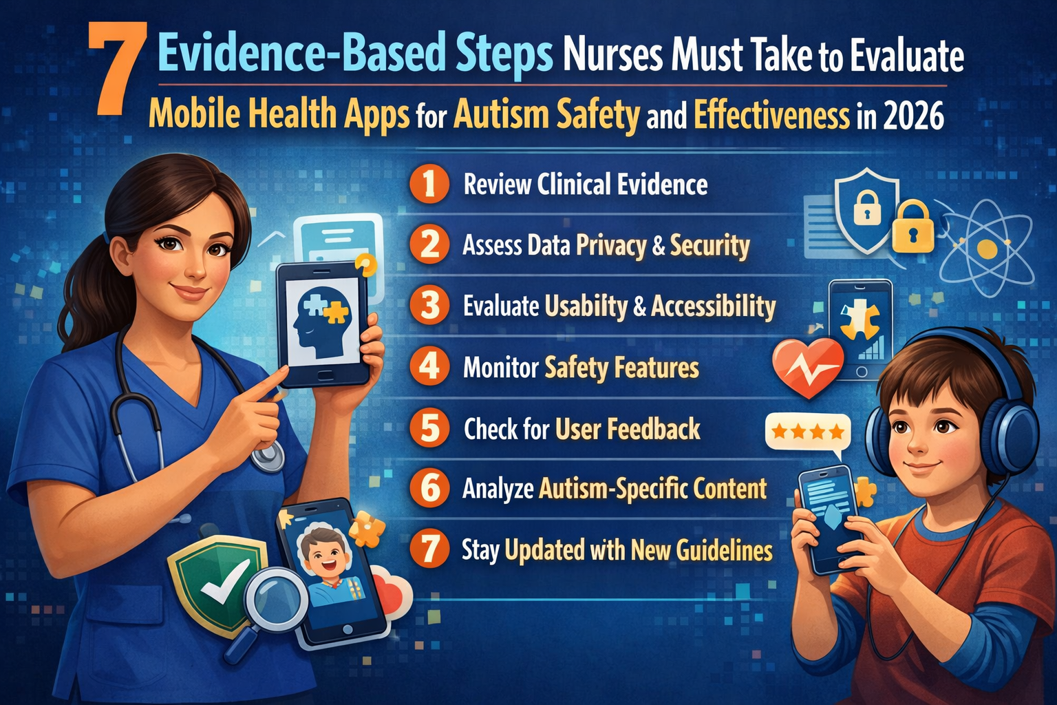 Learn 7 Evidence-Based Steps Nurses Must Take to Evaluate Mobile Health Apps for Autism Safety and Effectiveness in 2026