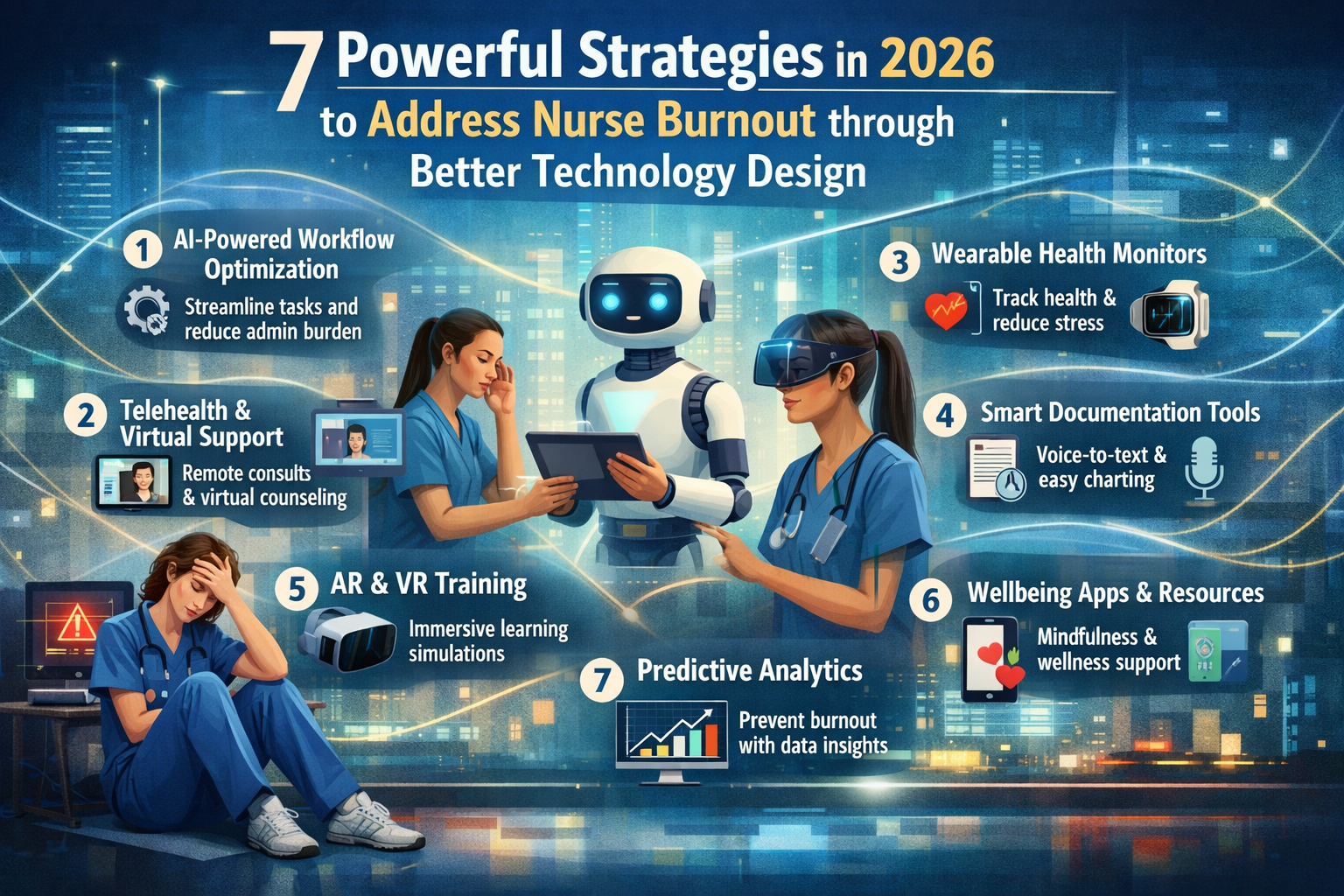 What are 7 Powerful Strategies in 2026 to Address Nurse Burnout through Better Technology Design.