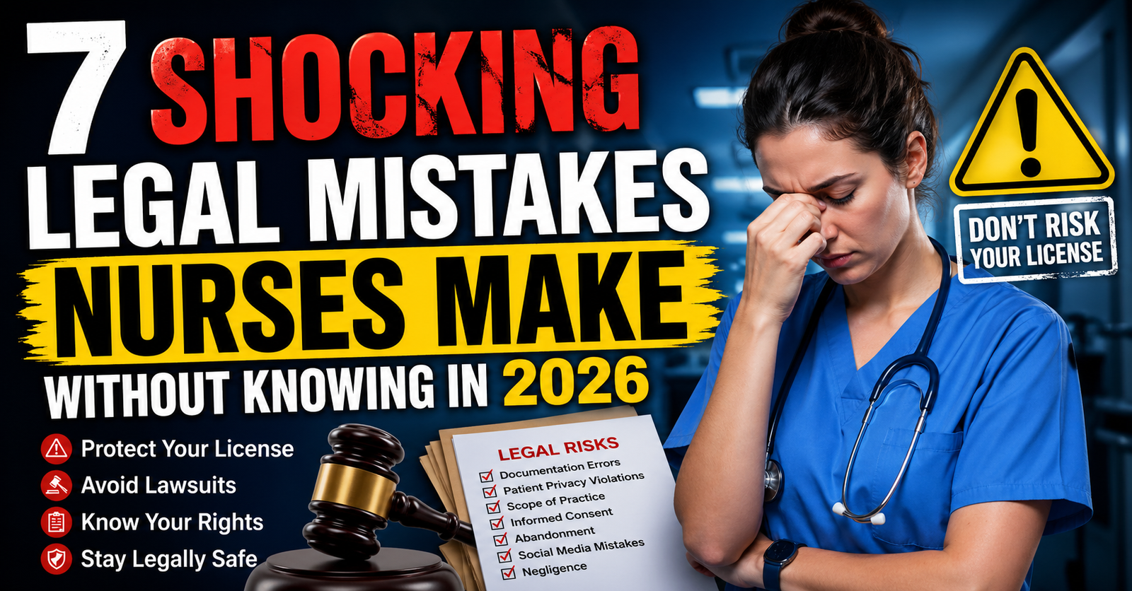 Discover the 7 Shocking Legal Mistakes Nurses Make Without Knowing in 2026.