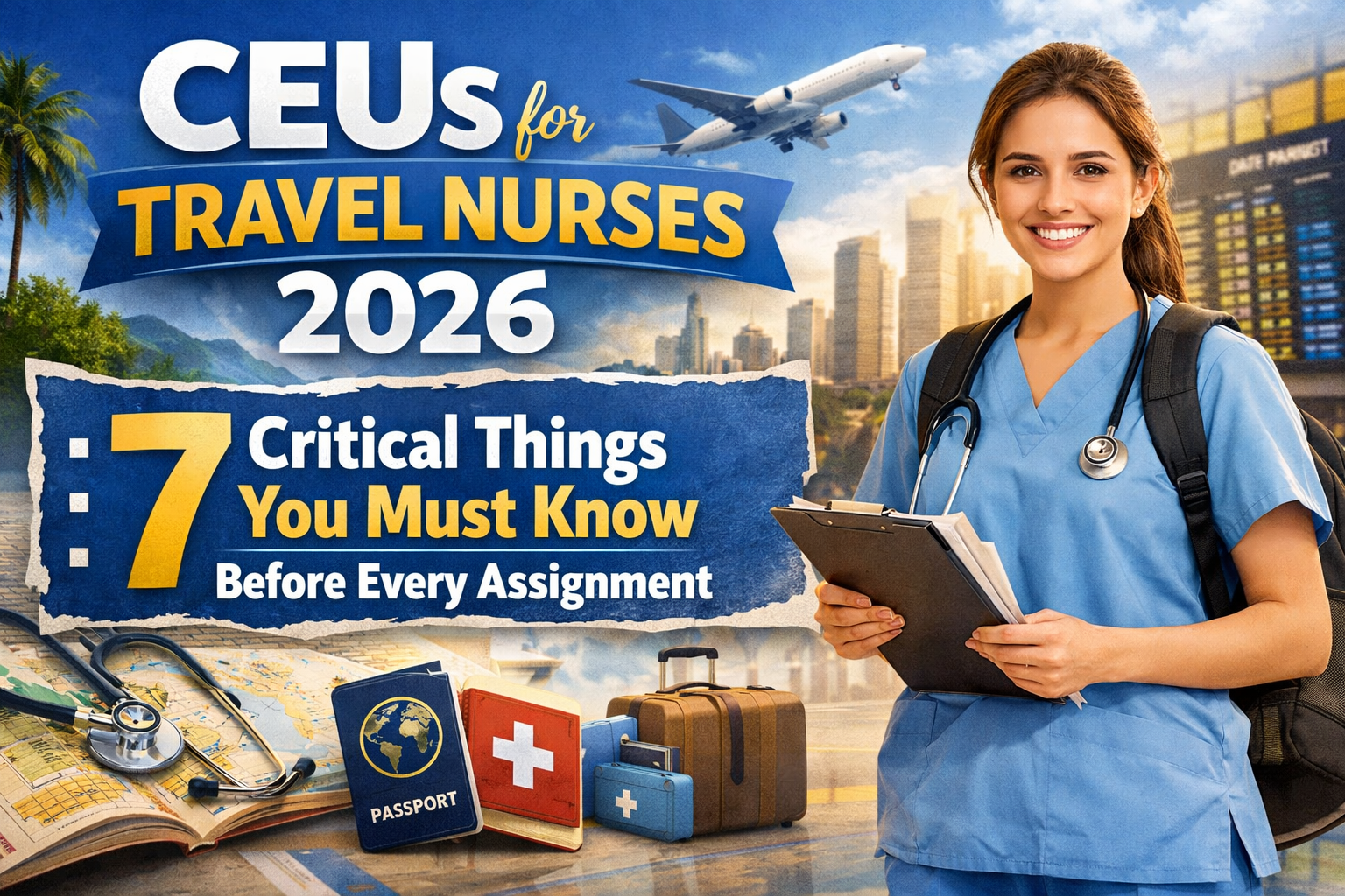 Discover CEUs for Travel Nurses 2026: 7 Critical Things You Must Know Before Every Assignment.
