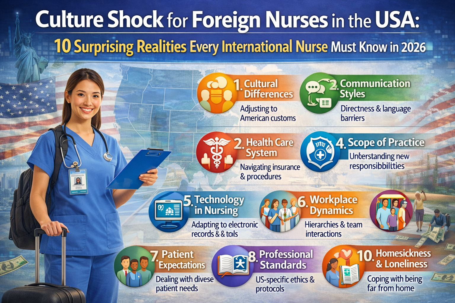 Discover Culture Shock for Foreign Nurses in the USA: 10 Surprising Realities Every International Nurse Must Know in 2026