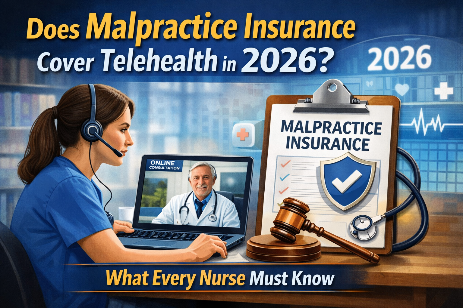 Explore Does Malpractice Insurance Cover Telehealth in 2026? What Every Nurse Must Know.