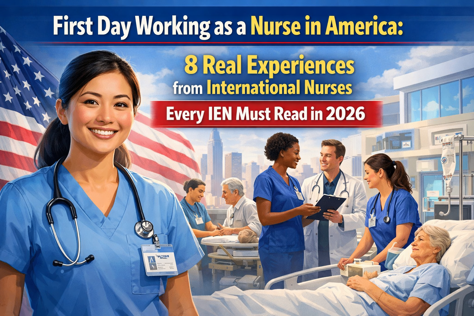 Discover First Day Working as a Nurse in America: 8 Real Experiences from International Nurses Every IEN Must Read in 2026.