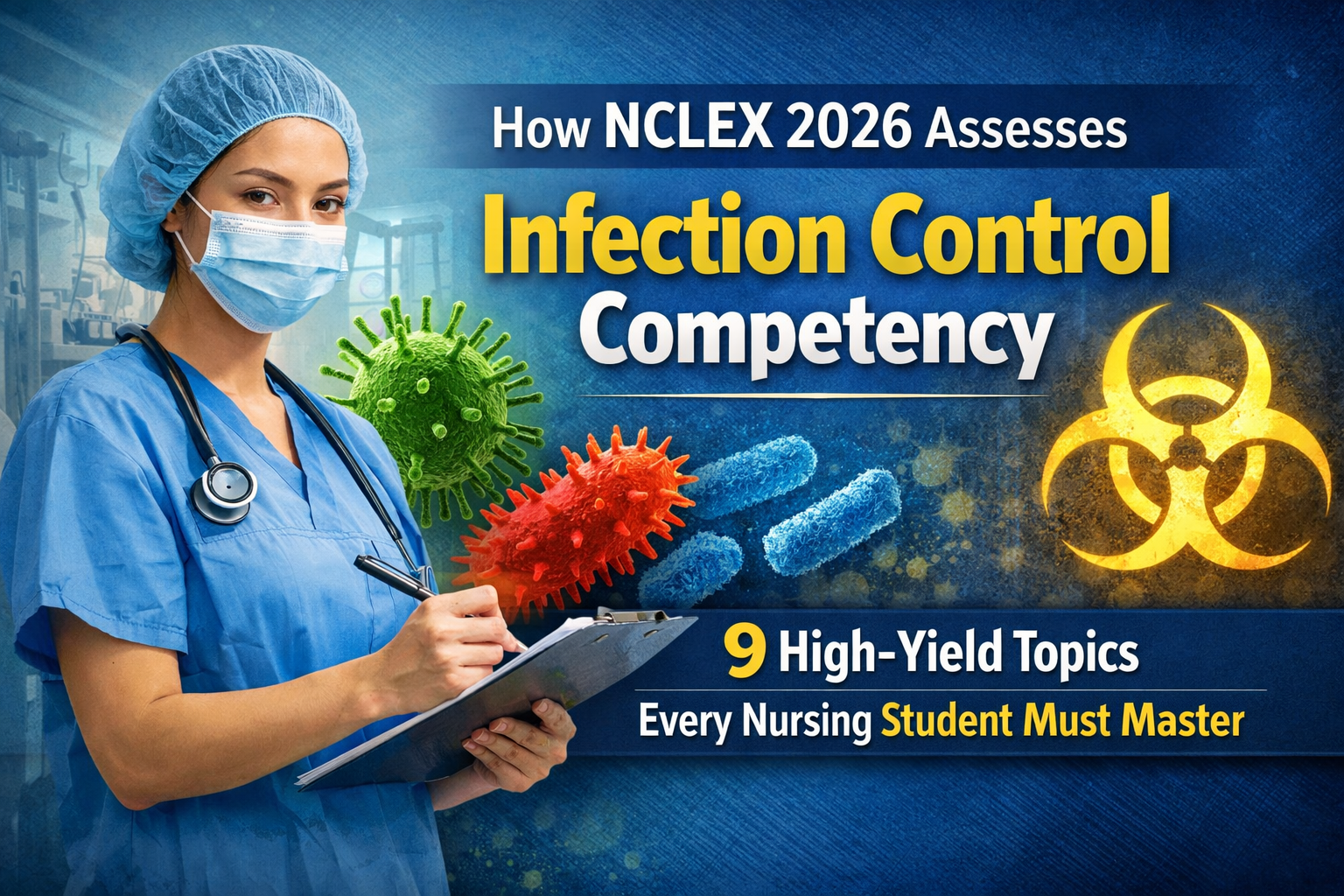 Discover How NCLEX 2026 Assesses Infection Control Competency: 9 High-Yield Topics Every Nursing Student Must Master