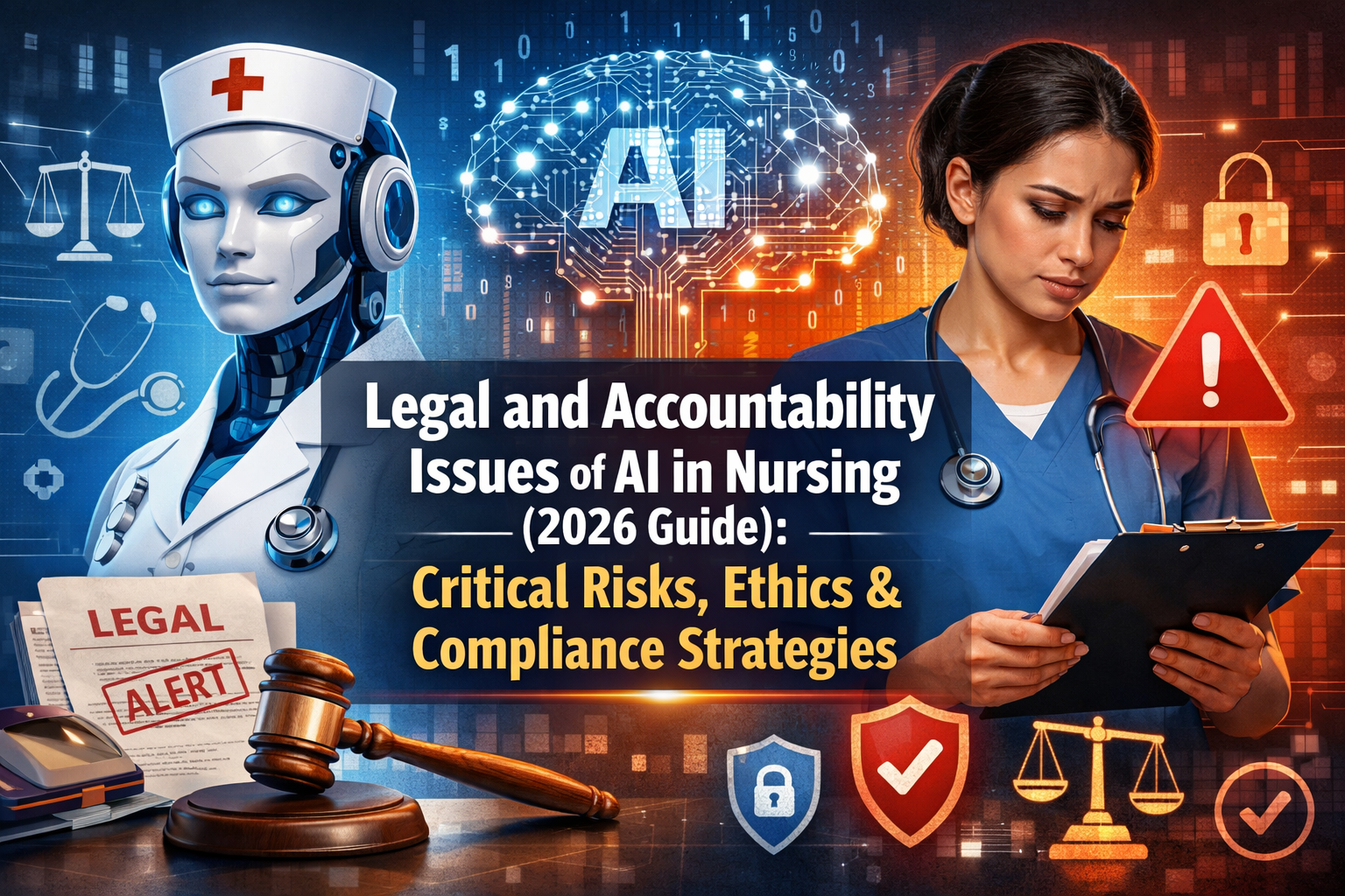 Explore Legal and Accountability Issues of AI in Nursing (2026 Guide): Critical Risks, Ethics & Compliance Strategies.
