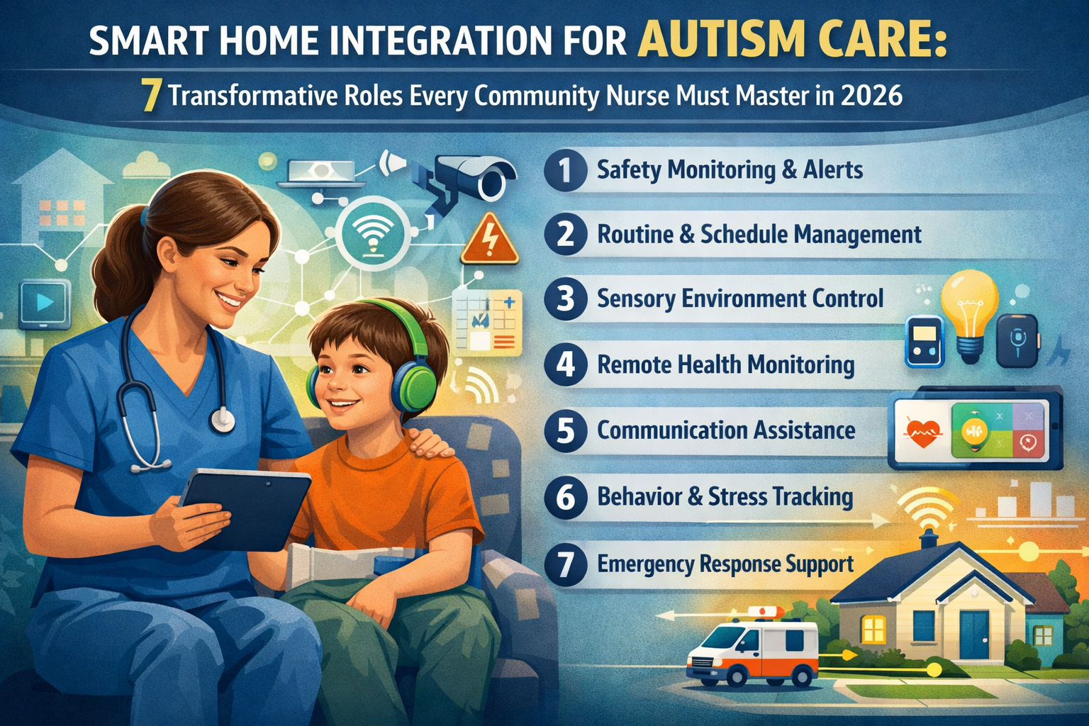 Explore Smart Home Integration for Autism Care: 7 Transformative Roles Every Community Nurse Must Master in 2026.