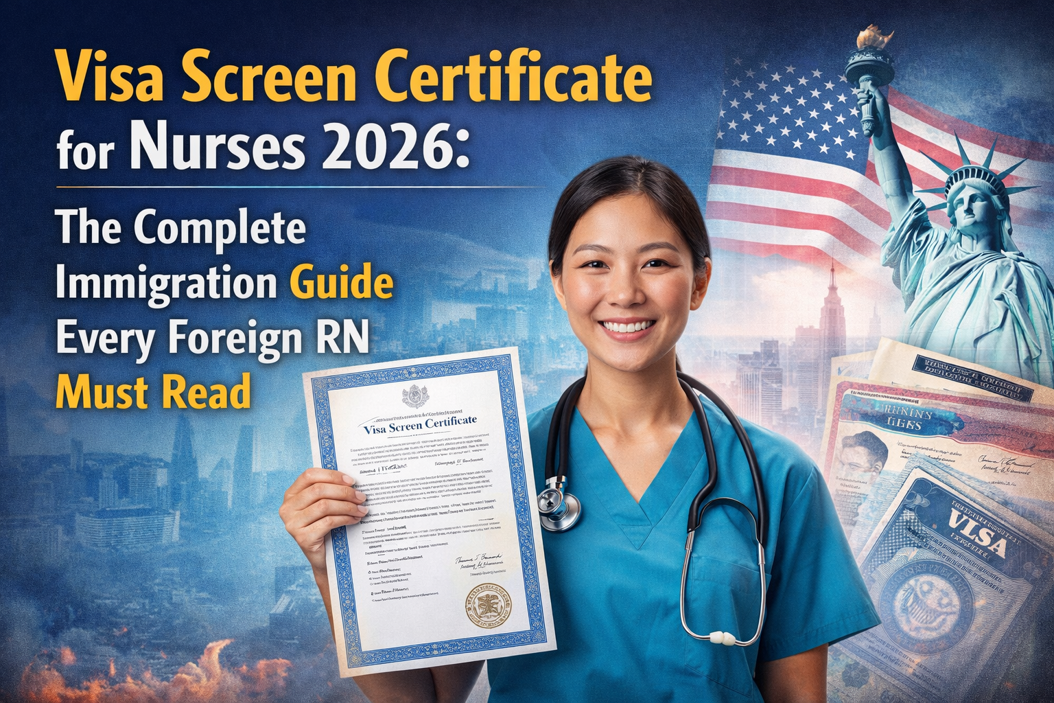 Learn Visa Screen Certificate for Nurses 2026: The Complete Immigration Guide Every Foreign RN Must Read.