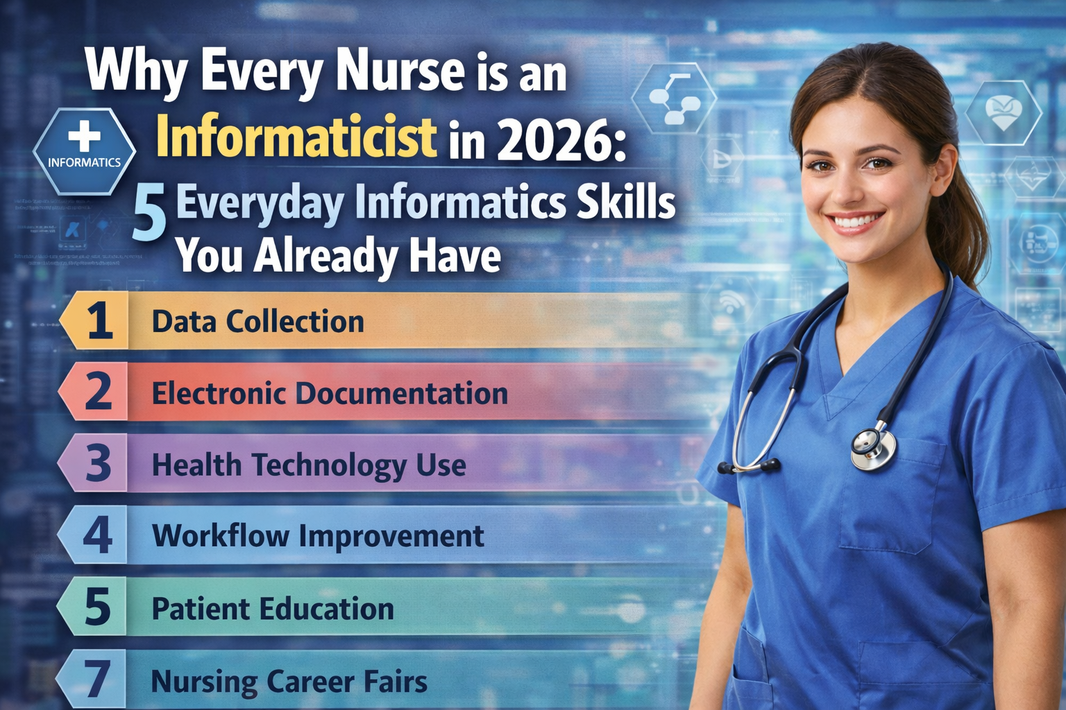 Discover Why Every Nurse is an Informaticist in 2026: 5 Everyday Informatics Skills You Already Have.