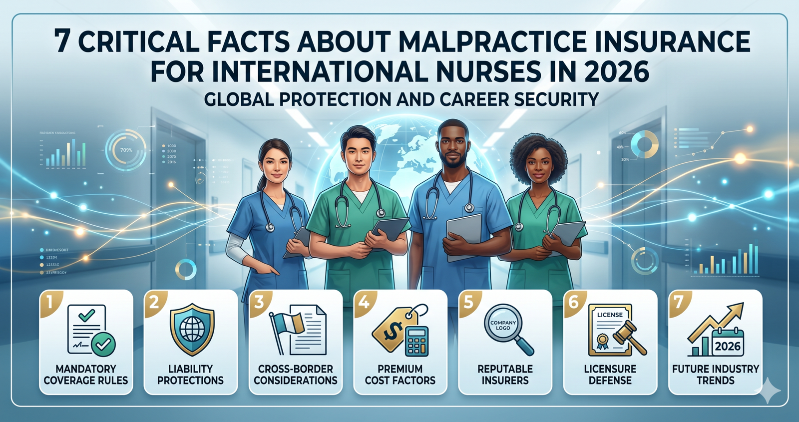 Discover 7 Critical Facts About Malpractice Insurance for International Nurses in 2026.