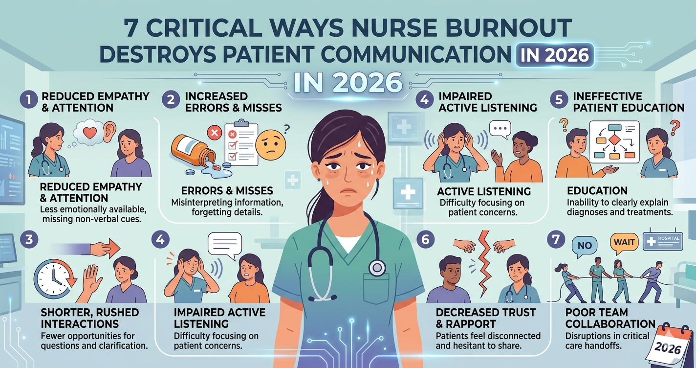 Discover 7 Critical Ways Nurse Burnout Destroys Patient Communication in 2026.