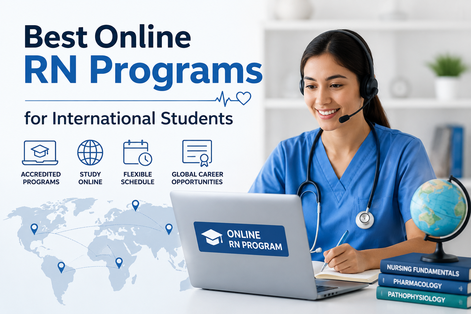 Discover the Best Online RN Programs for International Students: Your Complete 2026 Guide.