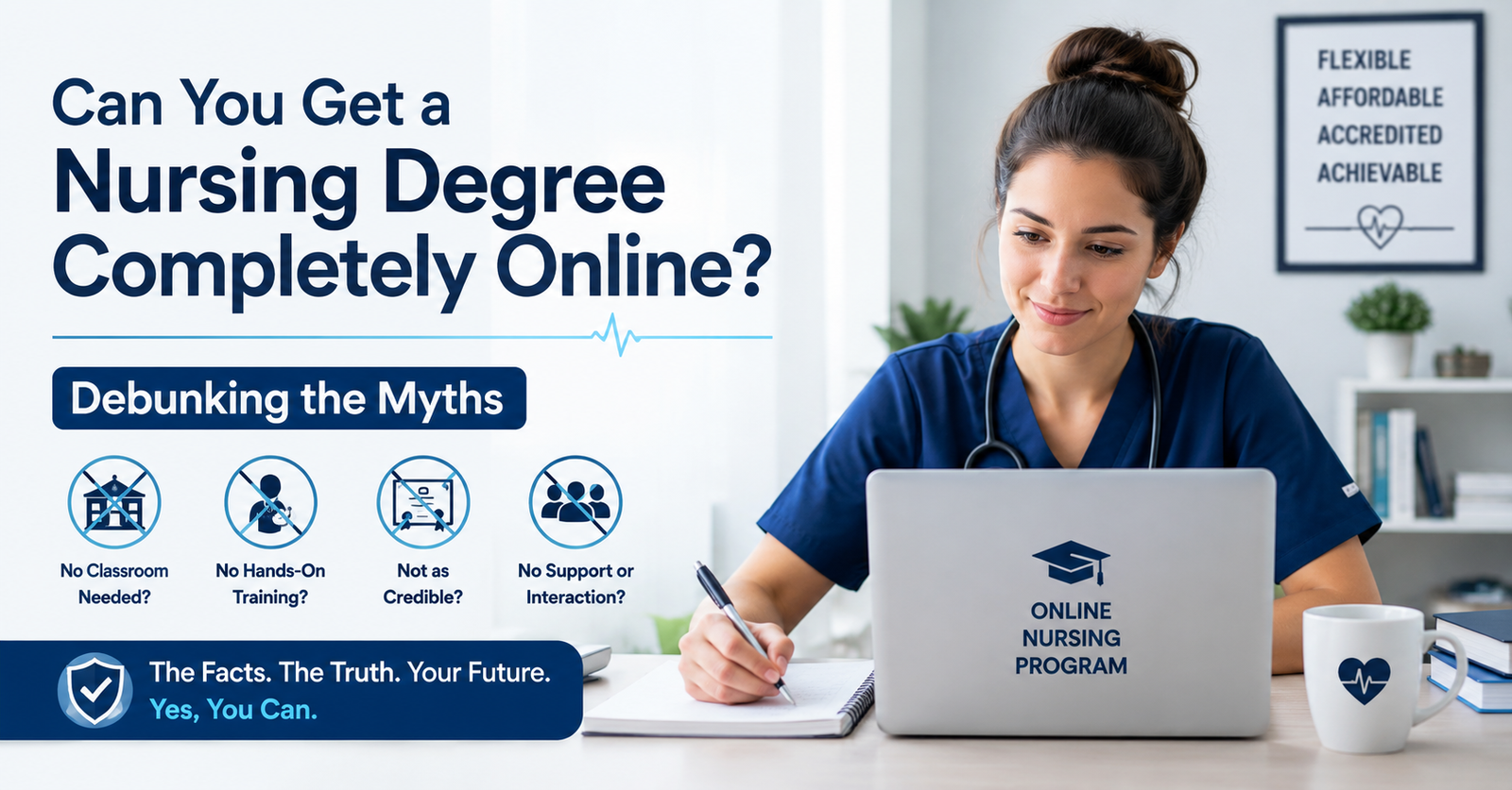 Explore Can You Get a Nursing Degree Completely Online? Debunking Myths.