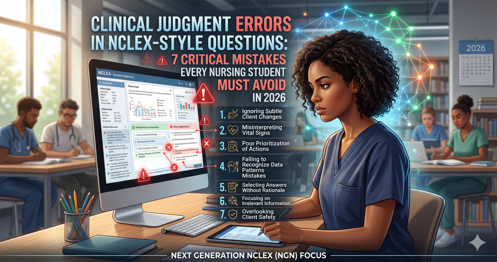 Discover Clinical Judgment Errors in NCLEX-Style Questions: 7 Critical Mistakes Every Nursing Student Must Avoid in 2026