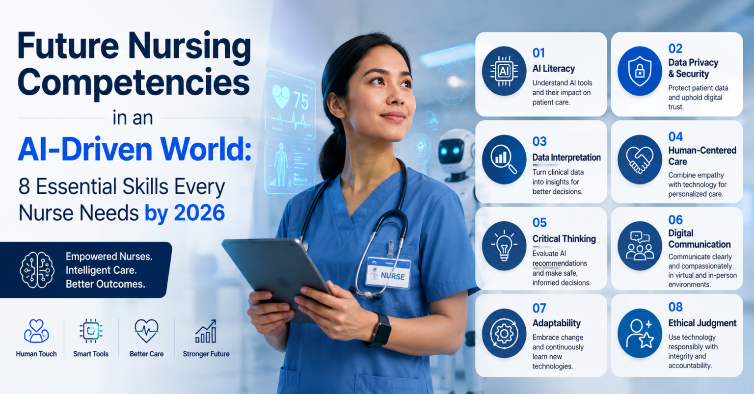 Future Nursing Competencies in an AI-Driven World: 8 Essential Skills ...