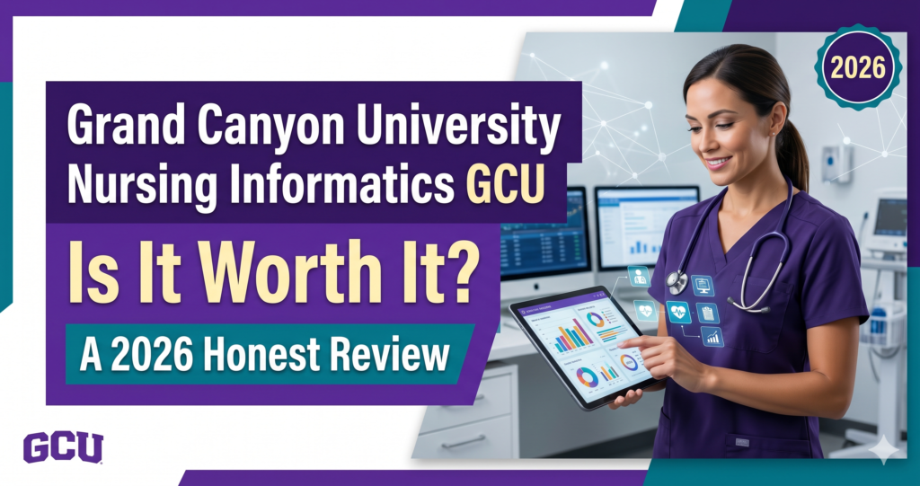 Grand Canyon University Nursing Informatics GCU: Is It Worth It? A 2026