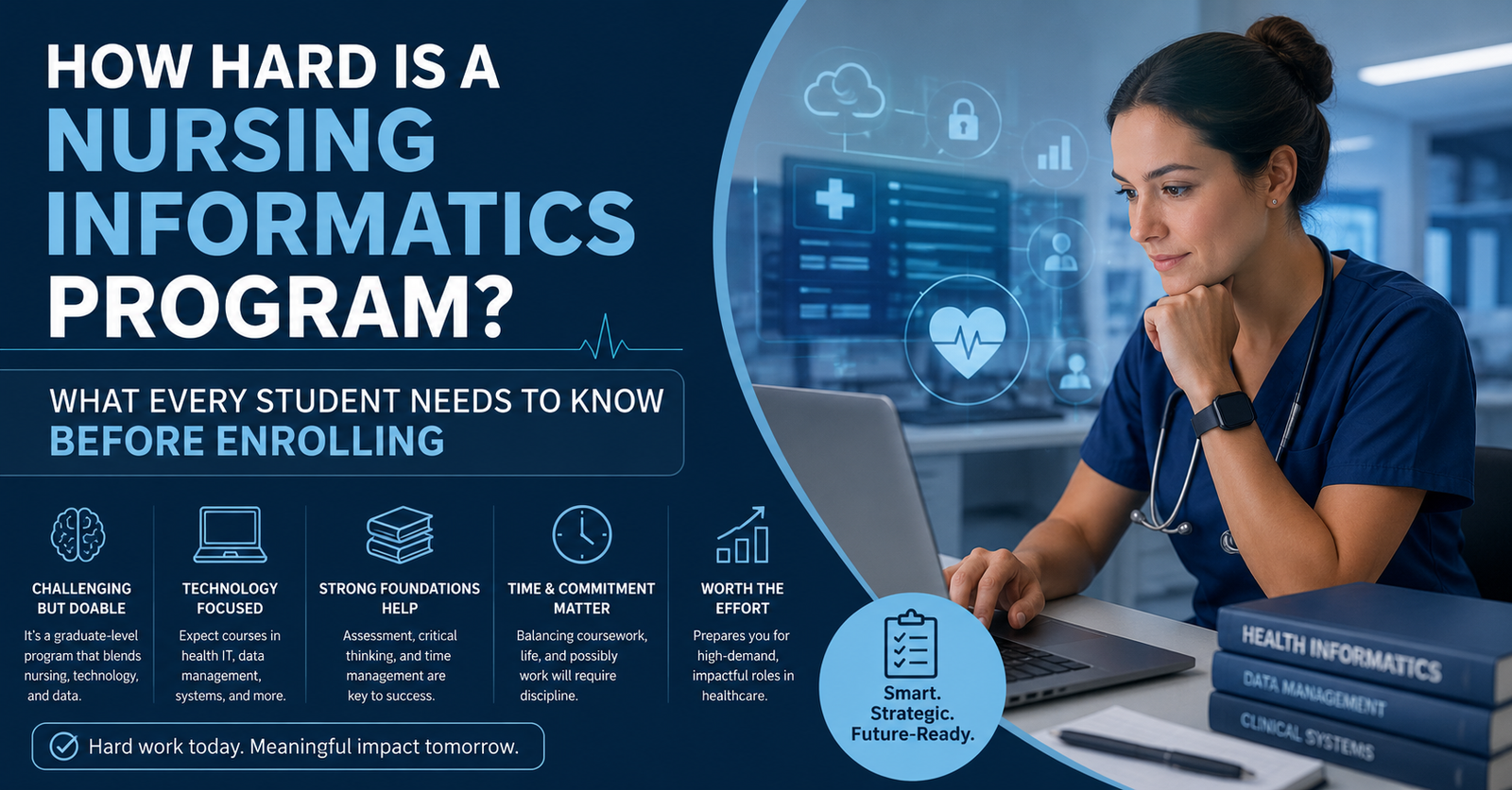Wondering How hard is a Nursing Informatics Program? What Every Student Needs to Know Before Enrolling.
