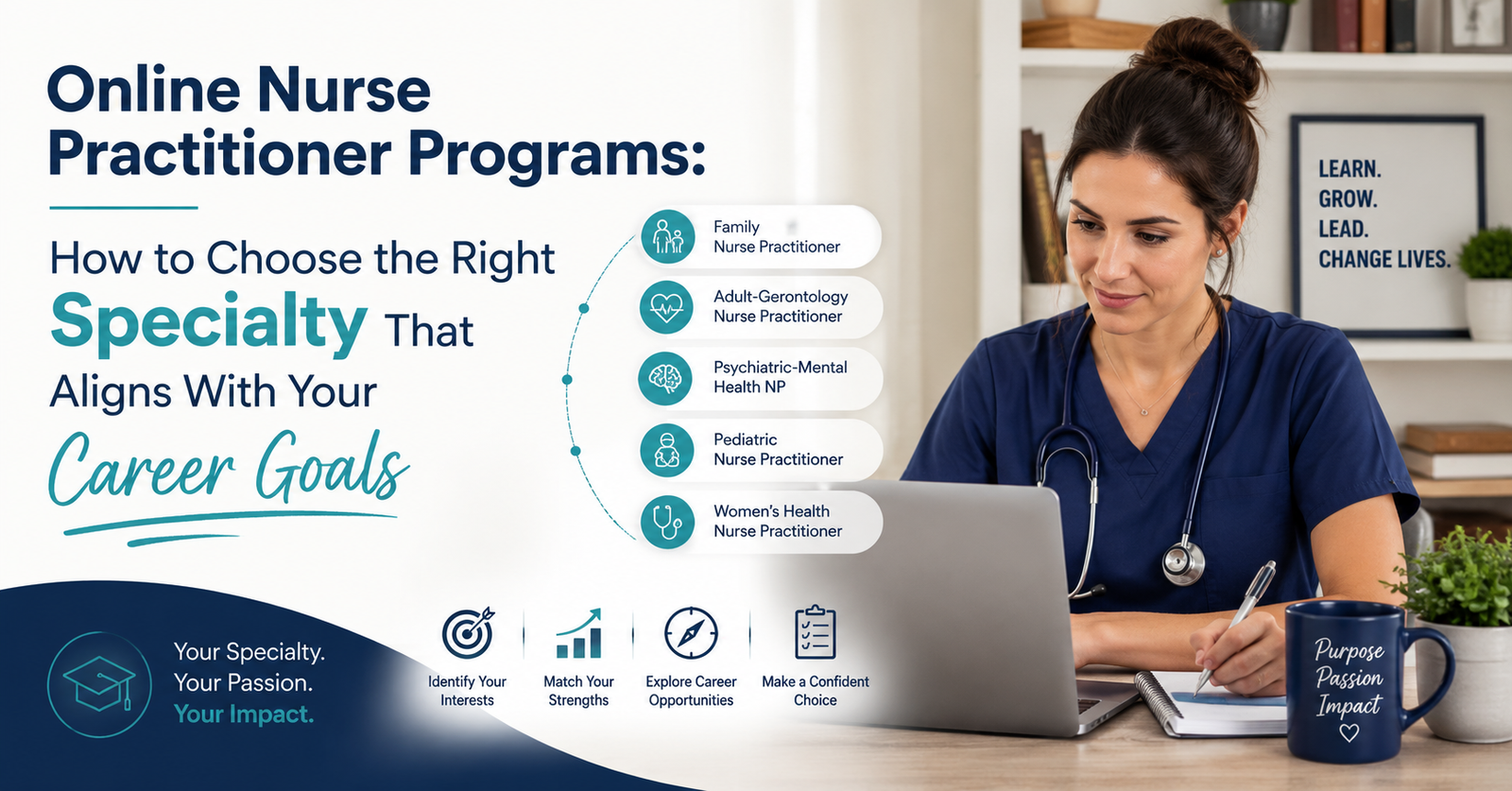 Explore Online Nurse Practitioner Programs: How to Choose the Right Specialty That Aligns with Your Career Goals.