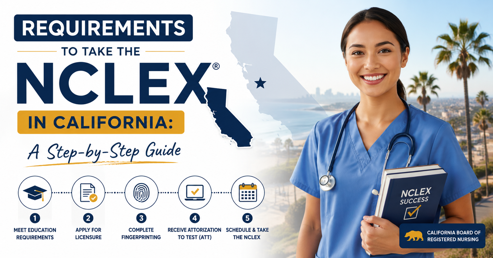 Learn the Requirements to Take the NCLEX in California: A Step-by-Step Guide.