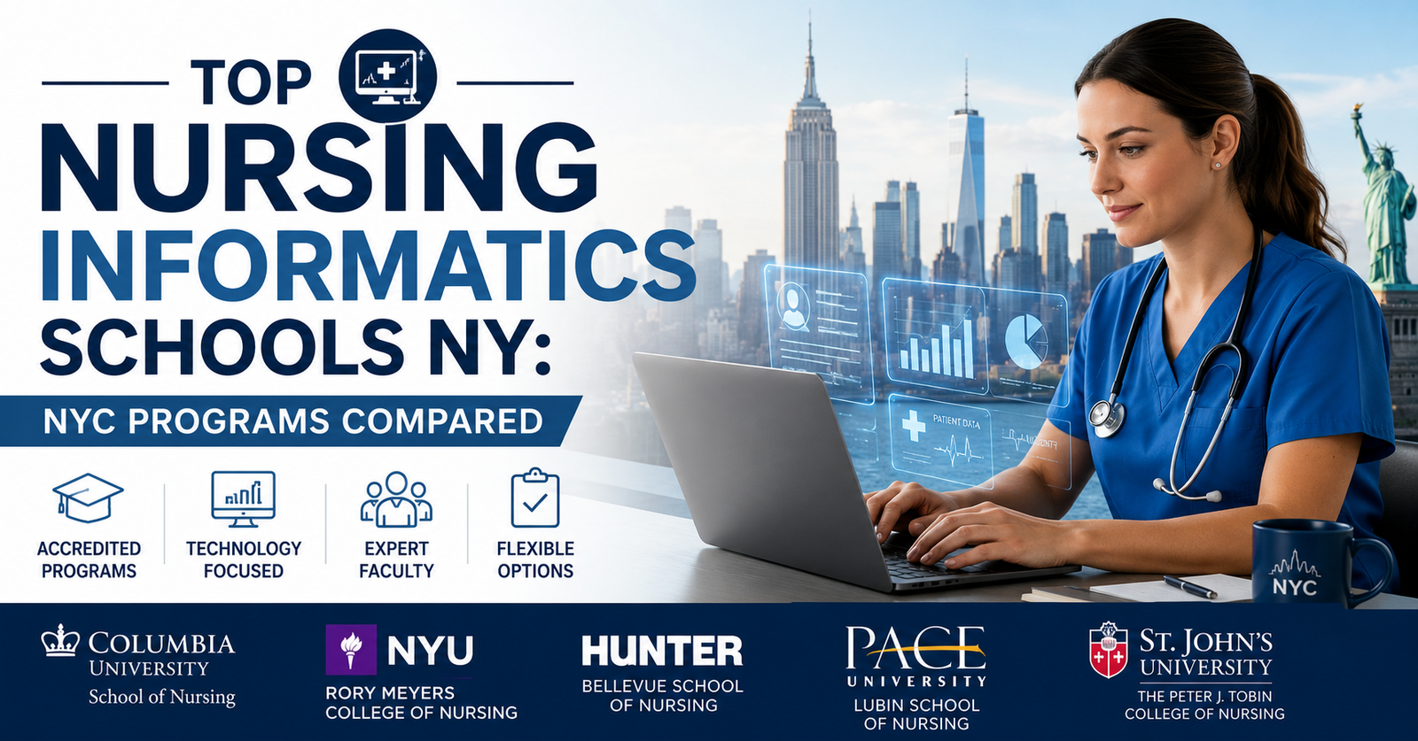 Compare the Top Nursing Informatics Schools NY: NYC Programs Compared.