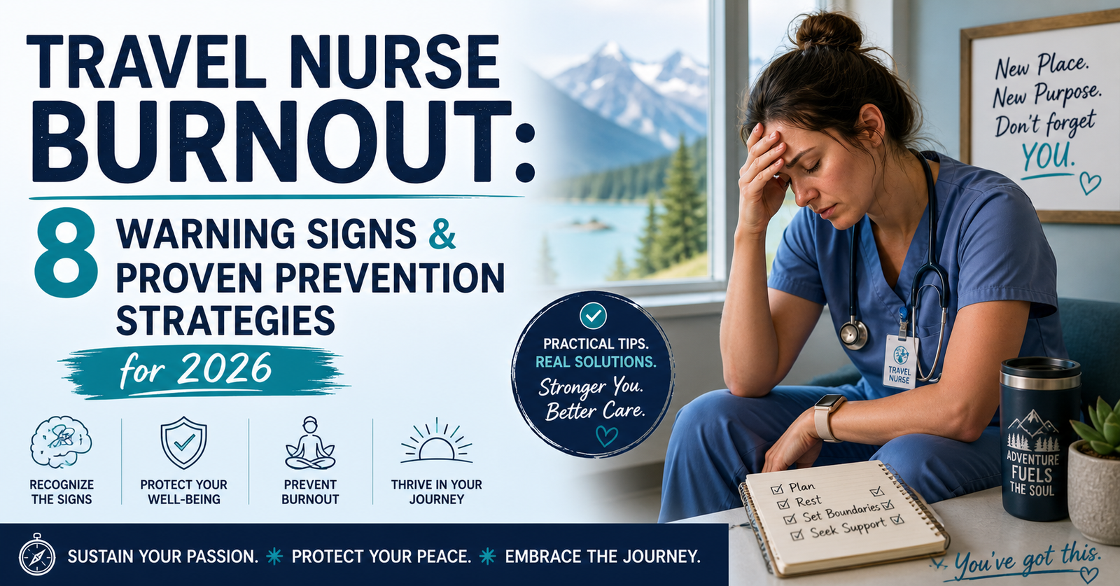 Discover Travel Nurse Burnout: 8 Warning Signs & Proven Prevention Strategies for 2026.