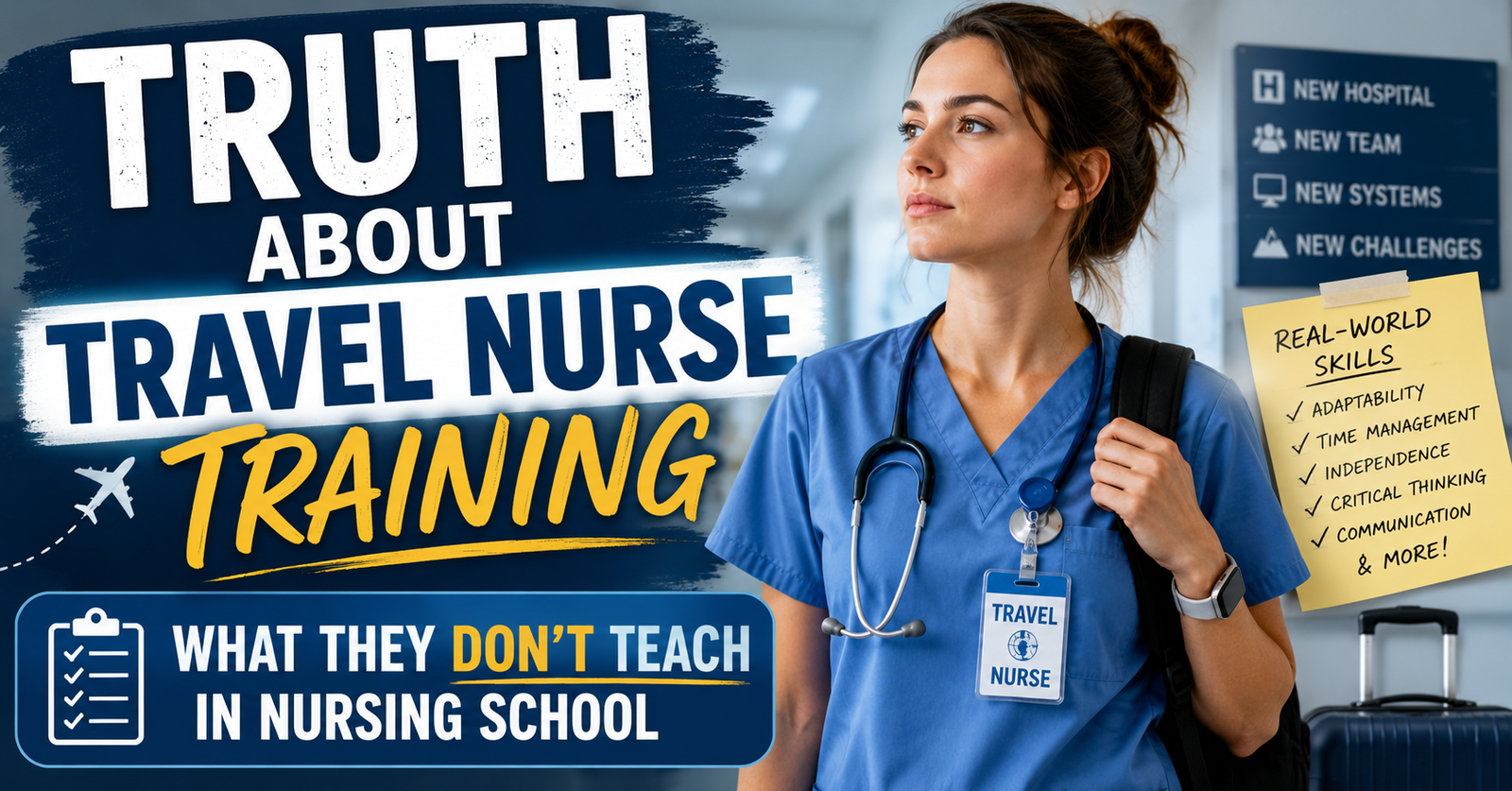 Discover the Truth About Travel Nurse Training: What They Don't Teach in Nursing School.