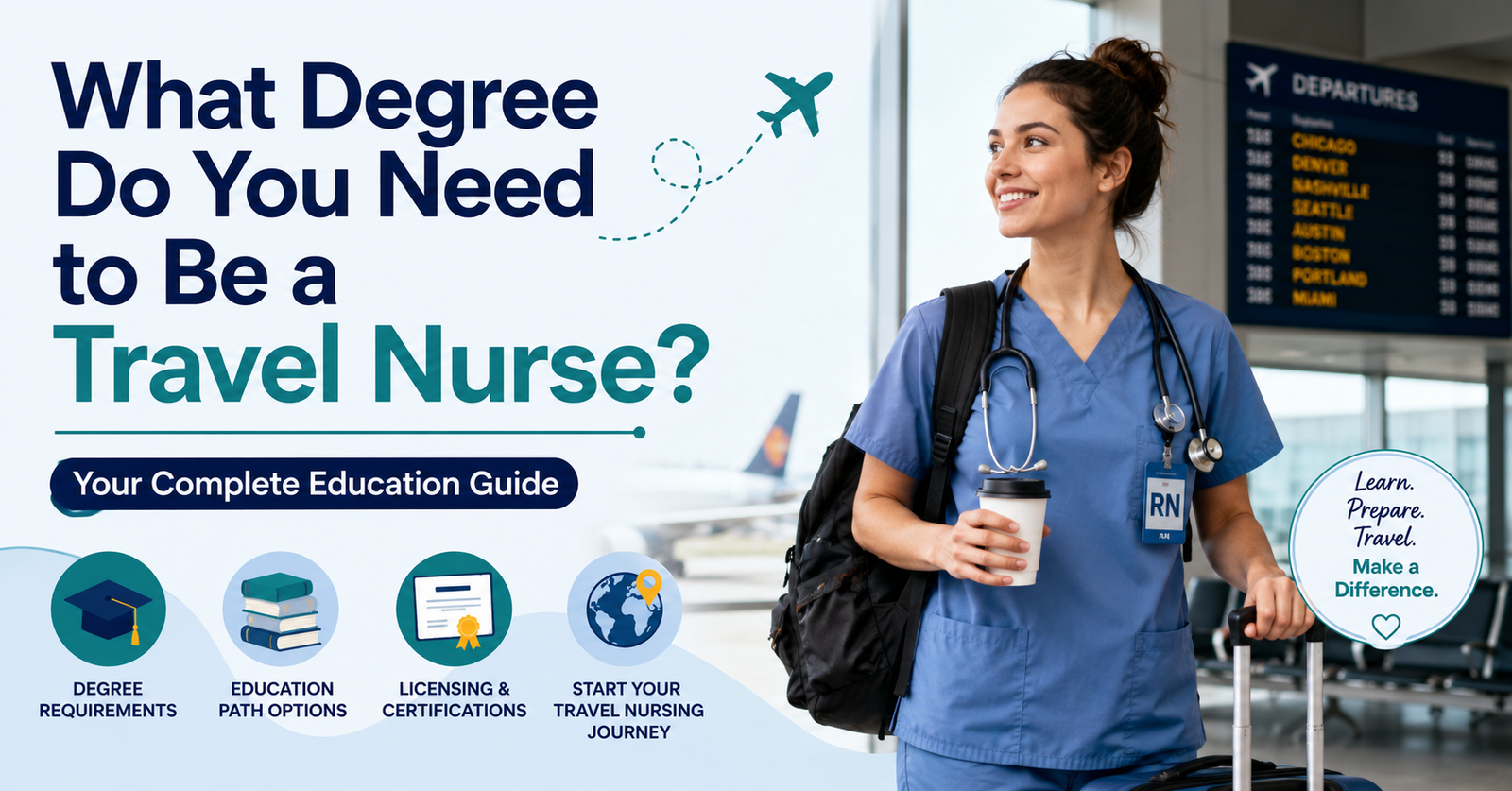 Wondering What Degree Do You Need to Be a Travel Nurse? Your Complete Education Guide.
